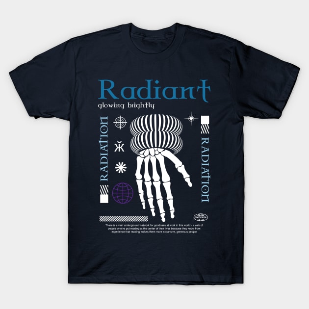 Radiant: glowing brightly, urban style T-Shirt by LollysLane